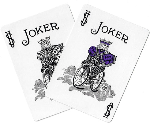 Bicycle Purple Rider Back Playing Card Deck, Poker Size