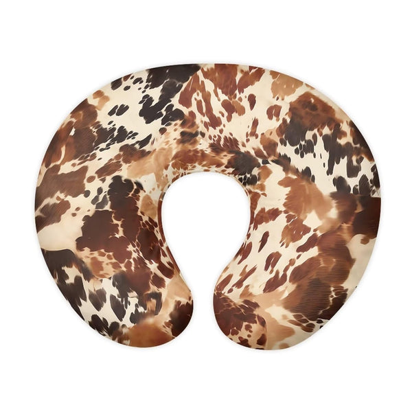 ZWPINITUP Brown Hide Cow Baby Fashion Nursing Pillow Cover Baby Breastfeeding Slipcover Newborn