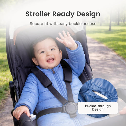3.5 18-36 Baby Deedee Sleep Nest Travel - TOG Quilted Sleep Sack with Removable Sleeves, Unisex Travel Wearable Blanket