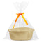Pro Goleem Small Woven Basket with Gift Bags, Durable 12"X 8" X 5" Rope Basket for Storage, Baby Toy Basket with Handles