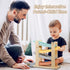 1 2 4 4 1-3 Joyreal Montessori Toddler Toys for Year Old - Level All-Wooden Car Ramp Racer Toys with Mini Cars