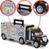 12 37 Set MOBIUS Toys Dinosaur Truck Carrier Large Transport Truck with Realistic Dino Figures for Kids Ages Durable
