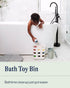9 5.5 8.5 Lalo Bath Time Storage Bin - Keep Items Organized & Dry with Non-Toxic Plastic, Easy Cleanup, Removable