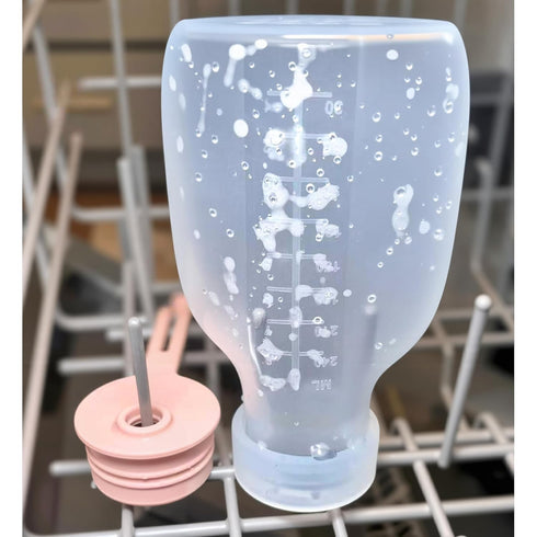 2-Pack 8 oz Platinum Silicone Milk Storage Bags for Breast Milk | Leak-Proof Self-Standing |Reusable Food Pouches|