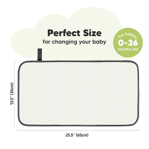 KeaBabies Portable Diaper Changing Pad and Waterproof Baby Changing Pad - Waterproof Travel Changing Mat for Baby