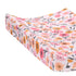 Lambs & Ivy Ultra-Soft Pink Floral Changing Pad Cover - Perfect for Nursery