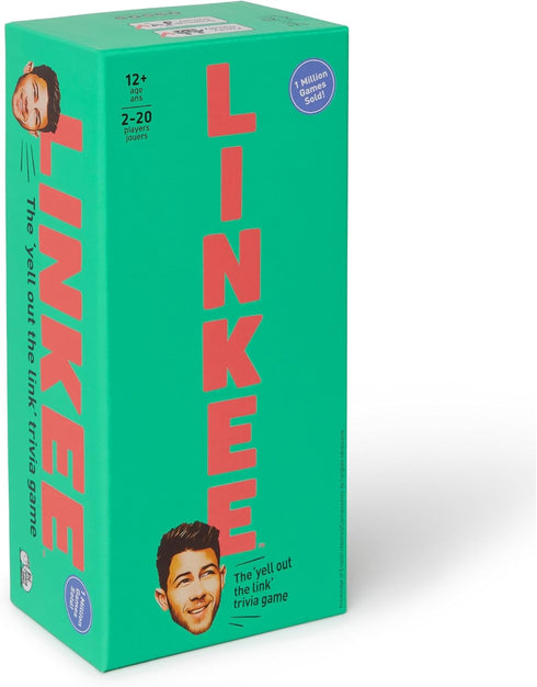Linkee: Nick Jonas Edition Family Quiz Board Game for Adults and Teens, Perfect for Game Night