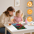 Hummingbird 200 11.2 11.2 Mocfesk Stained Glass Wooden Puzzles, Colorful Bird & Floral Wooden Jigsaw Puzzles for Adults