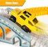 260 2 4 1 Set, 3 4 5 6 PCS Construction Race Tracks for Kids Toys, Racing Cars, Construction Cars, Map & Flexible DIY