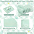 Sublaga 4 Set, 3 32x32 PCS Baby Towel Hooded Bath Towel for Infants, Toddlers and Kids, Soft Animal Baby Bath Towels