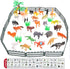 Animals Figure Set - 54 Piece Mini Jungle Toys, Realistic Wild Vinyl Plastic for Learning Party Favors