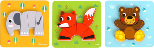 Learning Curve My First Animals Jigsaw Puzzle Set for Kids, Multicolor - Amazon Exclusive