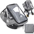 Car Seat Rain Cover, Infant Weather Shield, Waterproof Protection with Quick-Access Zipper Door (Gray Melange)