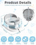 3 (6-24 ONTHEWEI Baby Bath Seats for Babies Sitting Up, Non-Slip Baby Bathtub with Suction Cups, Safe & Comfortable