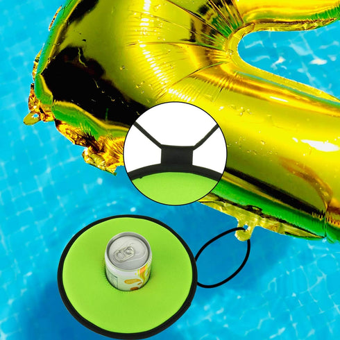 CM Neoprene Floating Drink Holder, Floating Coaster Pool Beverage Float Cup Holder for Hot Tub Outdoor Water Fun (1 Pc