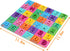 Wooden Alphabet and Number Puzzles for Toddlers 1-4, Chunky ABC Puzzle Board for Preschool Learning Toys for Boys and