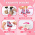 QSKJJI 18 inch 5 Shoes+2 18 Doll Accessories, Pairs of Doll Socks Doll Shoes Includes Snow Boots/Roller