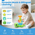 6-12 1 Tummy 7 8 9 10 11 Baby Crawling Toys Months, Musical Light-up Toys for Year Old, Press to Spin Turtle for Cause