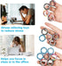 12Pcs Set Magnetic Rings Fidget Toys Spinner Prizes for Kids Classroom Party Favors,Finger Magnet Rings Endless Hours