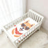 Bseiialft 52 28 Shiba Inu Dogs Hearts Crib Sheets for Boys Girls Soft and Breathable Cotton Baby Sheets for Standard