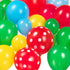 Red Blue Green Yellow Balloon Garland Kit 130Pcs with Cloud Mushroom Star Balloons for Party Decorations