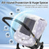 Summer, Car Seat Cover Baby, Mink Dot Infant Car Seat Cover for Outdoor, Breathable Carseat Cover with Mesh Peep Window