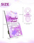 Rafleta 1 50 Baby Shower Games, Baby Shower Decorations, Baby Pacifier Hunt Sign and Acrylic Pacifiers for Gender