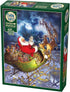 Cobble Hill 1000 Piece Puzzle - Merry Christmas to All with Sample Poster Included