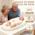 Baby Changing Pad for Dresser, with Wipeable Waterproof PU Cover, Contoured Diaper Changing Pad with Non-Slip Safety