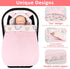 Carseat Blankets for Babies Winter, Warm Toddler Carseat Swaddle Blanket, Infant Stroller Bunting Bag Footmuff for Cold