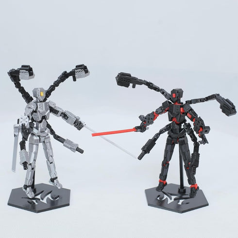 MMXBGS T13 Set, 3D Dummy 13, 13 6 13 13 Action Figure Printed Titan with Arms, T Multi-Jointed Movable, Lucky Robot