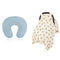 Baby Nursing Pillow Cover, Removeable Breastfeeding Pillow Slipcover, Muslin Car Seat Cover