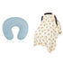 Baby Nursing Pillow Cover, Removeable Breastfeeding Pillow Slipcover, Muslin Car Seat Cover
