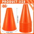 12 Pieces Cheer Megaphone for Party Favors Sports Cheers Party Noisemaker Toys DIY Plastic Megaphone for Party Sports Match Game Outdoor Activities (Orange)