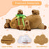Mommy 4 Backpack SQEQE Capybara Stuffed Animals with Babies Inside, Capybara Plush with & Babies, Cute Plushies