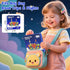 3-8, 60pcs Mini Magnetic Tiles Travel Kit for Kids Ages Portable Magnetic Building Blocks with Visual Storage Guide