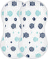 YEGAME Set 1 11 22 Inch Muslin Baby Burp Cloths of - Fish Super Absorbent Cotton Burping Rags Soft Baby Washcloths