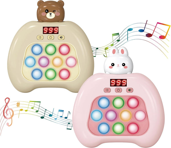 YOPYCCD Electronic Pop It Game with LED Screen - 2-Player Online Bubble Pop