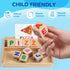 BenBen Educational Toys - Montessori 110 Flash Cards CVC Word Builder for Kids 3-6, Alphabet Learning and Spelling Games