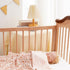 CoolaPeach 2 Pack Backing,39x29.5 Inches,Printed Minky Baby Blankets,Super Soft Receiving Blankets with Muslin Cotton