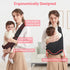 0-36 33 lbs Baby Sling Carrier, Pure Cotton, Ergonomically Adjustable Baby Carrier Newborn to Toddler, Easy to Use