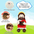 20 20 Songs,13.4" Yelakey Jesus Plush Talking Doll with Halo,Speak Bible Verses & Interactive Hymn Stuffed Plushie