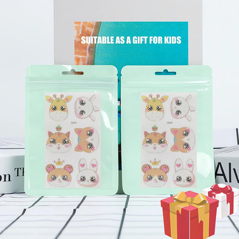 SINHOWANG 4-8 8-12 6pcs Diamond Art Kits for Kids Years Old, Arts and Crafts for Kids Ages Girls Boys Art Supplies