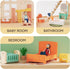 Giant Wooden Dollhouse Furniture Set, 26 Pcs for Kitchen, Living Room, Bedroom, Bathroom, Babyroom, Candy Accessories
