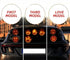 Car LED Smile Face Light with Remote Control - Fun Rear Window Warning Lamp