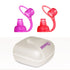 ChooMee SoftSip Food Pouch Tops | Red Purple + White Travel Case | Prevent Spills and Protect Child's Mouth