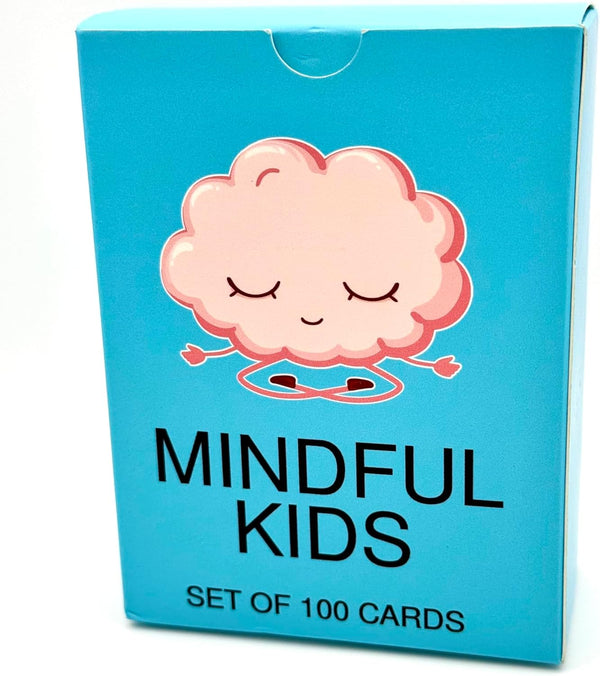 Mindfulness Conversation Starter Cards for Kids, Inspirational Cards for Positive Affirmations and Conversations