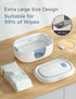 Momcozy 60-80pcs, 4 Baby Wipe Warmer, Innovative Spring Design, Large Capacity Wipes Dispenser for Fast & Even Heating