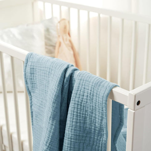 Muslin Swaddle Blankets, Baby Receiving Blankets for Girls and Boys, Large 40 x 36 inches, Suitable for Neutral Newborns