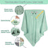 UAYNFY 14PCS Set, 4 (31.5x31.5) 10 Baby Bath Towels Includes Hooded Towels & Washcloths, Ultra Soft & Absorbent Coral